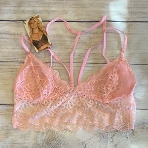 💝3 for $15💝Lace Bralette-NWT Pink